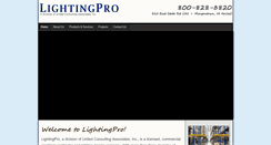 Desktop Screenshot of lightingpro.com