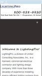 Mobile Screenshot of lightingpro.com